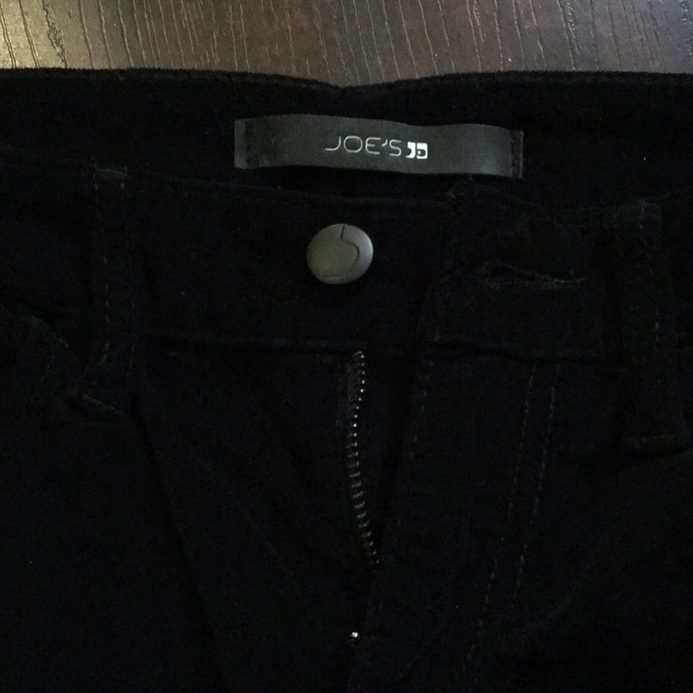 Joe’s Jeans velvet black jeans - Picture 5 of 5